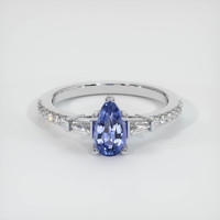 0.86 Ct. Sapphire Ring, Platinum 950 1