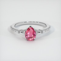 1.08 Ct. Sapphire Ring, Platinum 950 1
