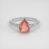 2.00 Ct. Sapphire Ring, Platinum 950 1