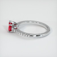 0.76 Ct. Ruby Ring, Platinum 950 4