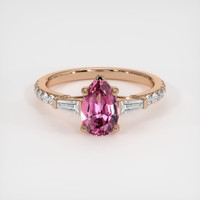 1.24 Ct. Gemstone Ring, 14K Rose Gold 1