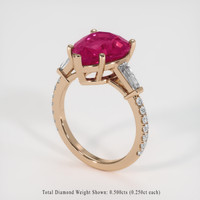 4.60 Ct. Gemstone Ring, 14K Rose Gold 2