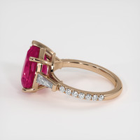 4.60 Ct. Gemstone Ring, 14K Rose Gold 4