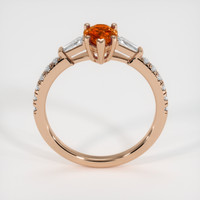 0.82 Ct. Gemstone Ring, 18K Rose Gold 3
