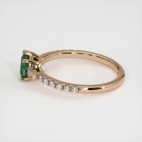 0.61 Ct. Gemstone Ring, 18K Rose Gold 4