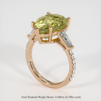 6.23 Ct. Gemstone Ring, 18K Rose Gold 2