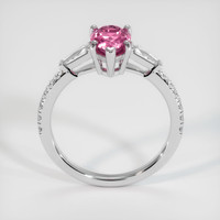 1.24 Ct. Pink Spinel Ring, 10K White Gold 3