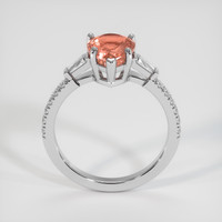 2.00 Ct. Sapphire Ring, 14K White Gold 3
