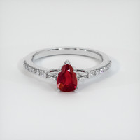 Ruby Ring 1.00 Ct. 14K White Gold Preview