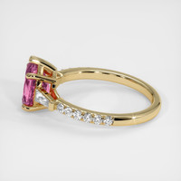 1.24 Ct. Pink Spinel Ring, 10K Yellow Gold 4