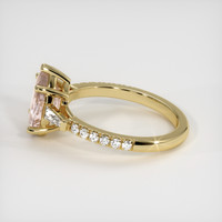 2.24 Ct. Pink Sapphire Ring, 10K Yellow Gold 4