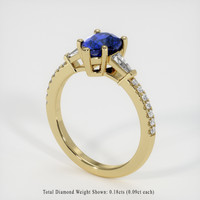 1.30 Ct. Sapphire Ring, 14K Yellow Gold 2