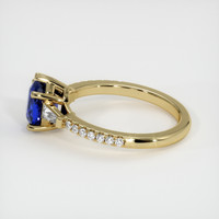 1.30 Ct. Sapphire Ring, 14K Yellow Gold 4
