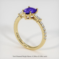 1.14 Ct. Gemstone Ring, 14K Yellow Gold 2