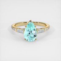 1.83 Ct. Gemstone Ring, 14K Yellow Gold 1