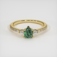 0.61 Ct. Gemstone Ring, 14K Yellow Gold 1