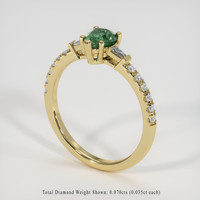 0.61 Ct. Gemstone Ring, 14K Yellow Gold 2