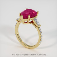 4.60 Ct. Gemstone Ring, 14K Yellow Gold 2