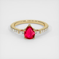 Ruby Ring 1.19 Ct., 14K Yellow Gold Preview