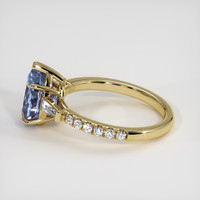 2.57 Ct. Bi Color Sapphire Ring, 14K Yellow Gold 4