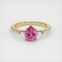 2.19 Ct. Sapphire Ring, 18K Yellow Gold 1