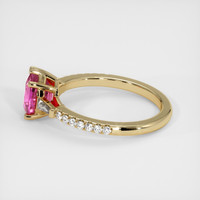 2.19 Ct. Sapphire Ring, 18K Yellow Gold 4