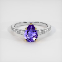 1.14 Ct. Gemstone Ring, 14K Yellow & White 1