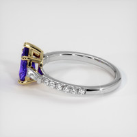 1.14 Ct. Gemstone Ring, 14K Yellow & White 4