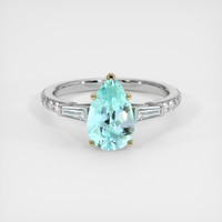 1.83 Ct. Gemstone Ring, 14K Yellow & White 1