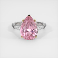 5.33 Ct. Gemstone Ring, 14K Yellow & White 1