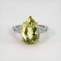 6.23 Ct. Gemstone Ring, 14K Yellow & White 1