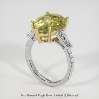 6.23 Ct. Gemstone Ring, 14K Yellow & White 2