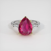 4.60 Ct. Gemstone Ring, 14K Yellow & White 1