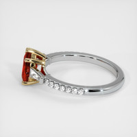 1.18 Ct. Ruby Ring, 14K Yellow & White 4