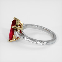 Ruby Ring 3.19 Ct. 14K Yellow White Preview