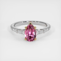 1.24 Ct. Gemstone Ring, 18K Yellow & White 1