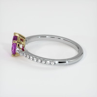 0.81 Ct. Sapphire Ring, 18K Yellow & White 4