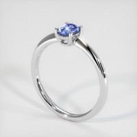 0.52 Ct. Bi Color Sapphire Ring, Platinum 950 2