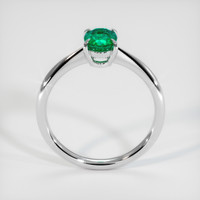 0.69 Ct. Emerald Ring, Platinum 950 3