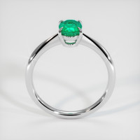 0.62 Ct. Emerald Ring, Platinum 950 3