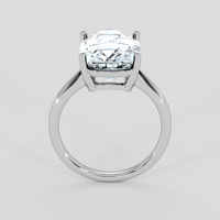 6.66 Ct. Blue Aquamarine Ring, Platinum 950 3