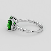 3.01 Ct. Tsavorite Garnet Ring, Platinum 950 4