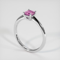 0.88 Ct. Pink Sapphire Ring, Platinum 950 2