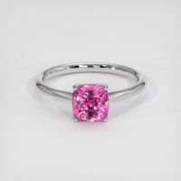 2.26 Ct. Pink Sapphire Ring, Platinum 950 1