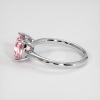3.37 Ct. Padparadscha Sapphire Ring, Platinum 950 4