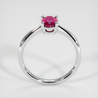 0.97 Ct. Ruby Ring, Platinum 950 3