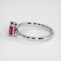 0.97 Ct. Ruby Ring, Platinum 950 4