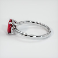 1.21 Ct. Ruby Ring, Platinum 950 4