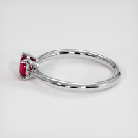 0.53 Ct. Ruby Ring, Platinum 950 4