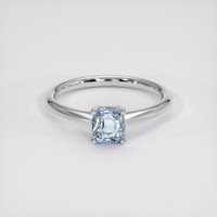 1.01 Ct. Blue Sapphire Ring, Platinum 950 1